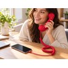 USB-C Retro Telephone Handset for Mobile Calls – Plug-and-Play Wired