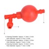 Tiiyee Lab Rubber Suction Bulb, Bulb Pipette Hand Syringe Ear
