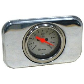 37-38 Chevy Car Glove Box Clock Adapter - No Gauges - Just Panel