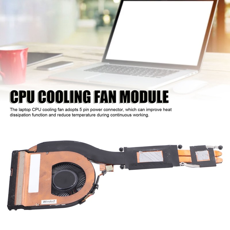 Laptop CPU Cooling Fan 5 Pin Replaced CPU Cooling Fan