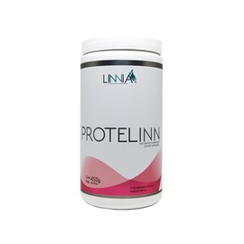 Linnia Proteína Vegetal en Polvo Sabor Fresa 450g | 13 g de Proteína por Porción | Sin Azúcar Añadida | Baja en Calorías | Apta para Dieta Vegana y Low Carb | 60.5 kcal por Porción (Fresa)