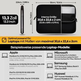Sidorenko Laptop case compatible with all laptops and tablets