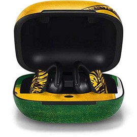 Skinit Decal Audio Skin Compatible with PowerBeats Pro - The Lion of Judah Rasta Flag Design