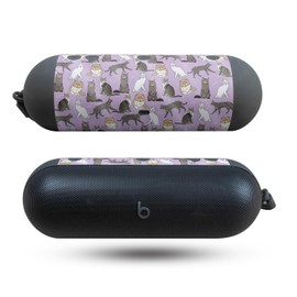 Glossy Glitter Speaker Skin Compatible with Beats Pill (2024) - Cat Chaos - Premium 3M Vinyl Protective Wrap Decal Cover - Easy to Apply | Crafted in The USA by MightySkins