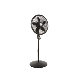 Lasko 18 in. Cyclone Pedestal Fan with Remote Control, Black