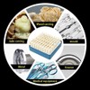100Pcs Felt Polishing Wheels Wool Polishing Buffing Pads, Mandrel Mounted