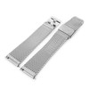 MiLTAT 19 mm Quick Release Tapered Milanese Mesh Watch Strap