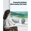 Gaiatop USB Desk Fan, 3 Speeds Powerful Portable Fan, 5.5