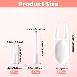 CIATBYYJ Yoga Ball Air Plug, Exercise Ball, Air Stopper, Easy to Use, Pezziball Air Block, Plug Replacement Kit with 2 Removal Devices, Pack of 10