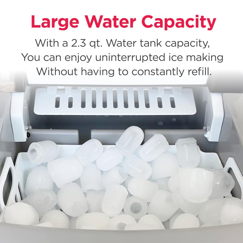 Frigidaire 26 Lbs per Day Portable Compact Maker, Ice Making