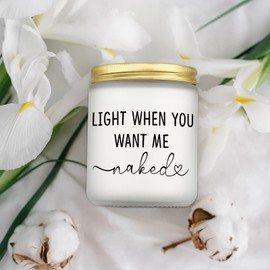 Romantic Gifts for Husband, Birthday Gifts for Boyfriend, Naughty ‎Flirty Candle for Couples, Engagement Gifts for Fiancée Fiance – Fun Anniversary, Valentine's Day Gifts for Him, Her, Girlfriend