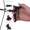 GQT Bow Release for Compound Bow, 4-Finger Archery Release Trigger,