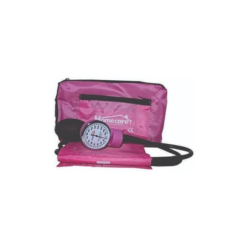 Homecare | Kit Baumanómetro Con Estetoscopio Dúplex Rosa + REGALO