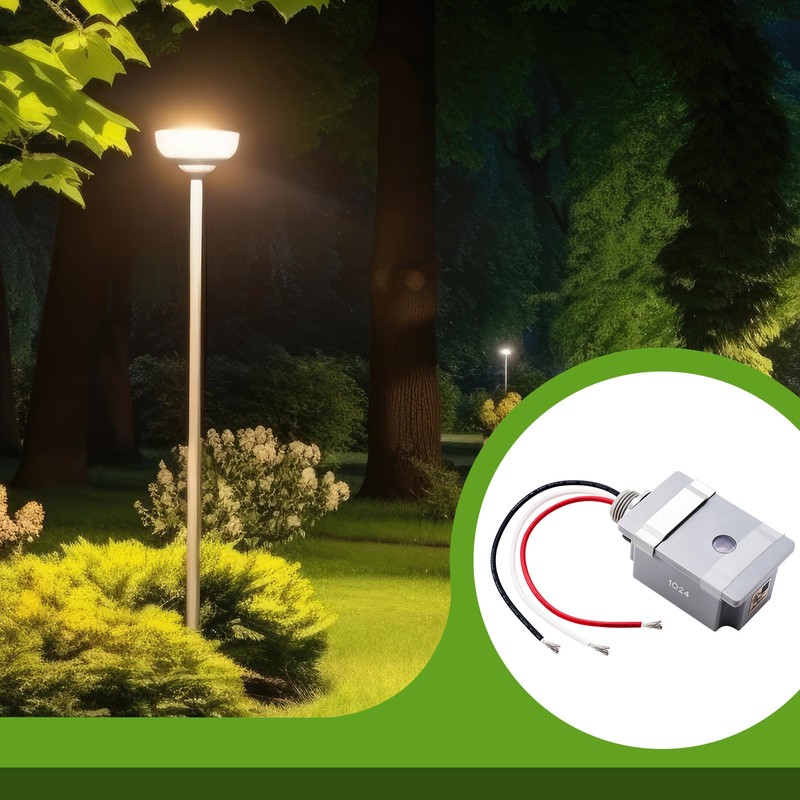 Retisee 2 Pcs Photocell Sensor for Outdoor Lights, 120vac 50/60