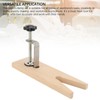 Jewelry Table Clamp, Wooden Bench Pin with V Slot and