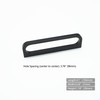 LBFEEL 3.75" Cool Black Cabinet Pulls Handles Matte Black Cabinet