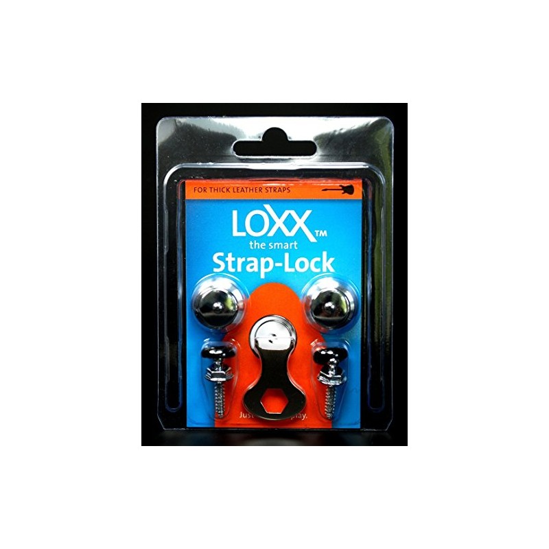 schaeffertec Loxx Box Music Strap Lock for Electric Guitar/Bass Size