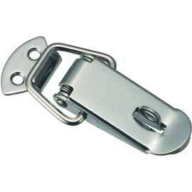 TRUSCO(トラスコ) パッチン錠 鍵穴付タイプ・ステンレス製 (4個入) P-20SUS