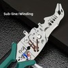 Multifunctional Wire Stripper - 1pc Cutting Copper Wire Crimping Clamp