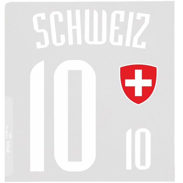 Switzerland Iron-On Patch Coat of Arms Number 10 Transfer for