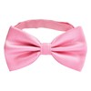 Alizeal Mens Solid Color Bow ties Polyester Pre Tied Wedding