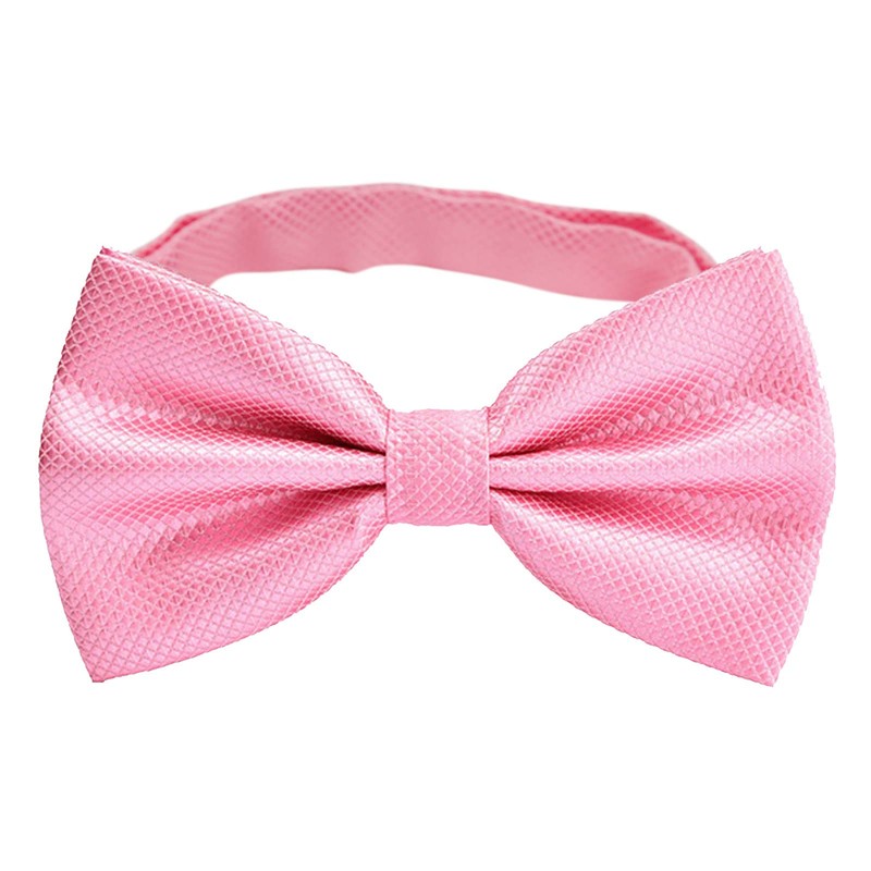 Alizeal Mens Solid Color Bow ties Polyester Pre Tied Wedding