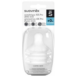 Suavinex 2 Symmetrical Teats SX Pro Slow Flow 0 Month and +