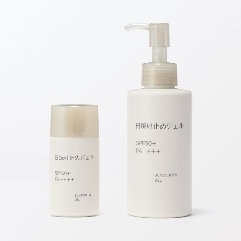 MUJI 84464928 Sunscreen Gel, SPF50+ PA++++, 5.9 fl oz (150