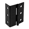 GBGS 6 Pcs 3" High Half-Surface Chest Hinges,Black Offset Hinge