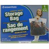 essentials(TM) Heavy Duty Clear Plastic Storage Bags w/ Zip-Lock &