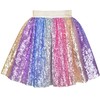 Girls Skirt Rainbow Unicorn Sequin Sparkling Tutu Dancing Age 9-10