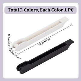 AHANDMAKER 2 Pieces Stained Glass Hand Foil Cutter Copper Foil Wrapping Tool For 7/32" Foil Tape Rectangular Hand Foil Cutter For Stained Glass