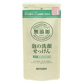 additive-free foam face wash soap refill 180ml