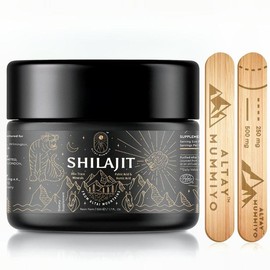 ALTAY MUMMIYO Pure Himalayan Shilajit Resin Supplement | Fitness Healthcare Optimum | pre workout | naturale supplement - pack: pack of 2