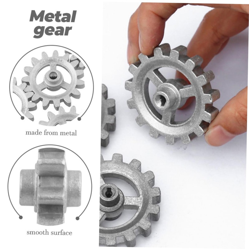 Ipetboom 2Pcs Barbecue Rotating Gear Replacement for DIY Rotary Frame