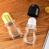 LQMBABY 50ML Round Glass Empty Roller Bottles for Essential Oils,