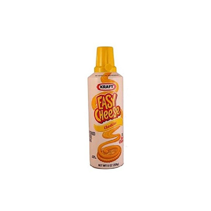 Kraft Easy Cheese, Cheddar, 8-oz, Count 1 - Cheese/Butter/Eggs