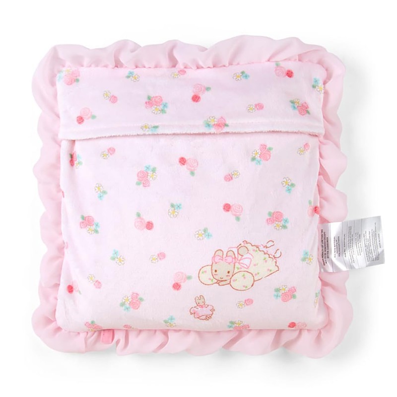 Sanrio 572039 Maroon Cream Cushion Blanket (Petit Maron)