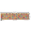 QMG Colour Coded Ukulele Guitar Fingerboard Note Chart Learning Guitar