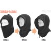 Long neck version.Dhana Style Fleece Neck Warmer and Hood with