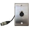 DIYTECH XLR Wall Plate, Solderless XLR Wall Plate, XLR Wall