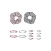 NAME IT Girl's NKFACC-Rora Hair Set, Silver Colour/Pack: Set, One