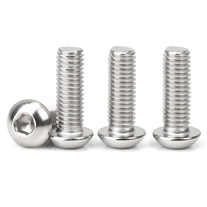M3-0.5x10mm Button Head Socket Cap Screw,M3 10mm Screws,Allen Hex Drive