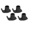 4 Pcs Walker Glide Skis Rubber Universal Walker Ski Glides