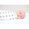Lulujo Bamboo Swaddle Blanket Modern Collection (Hugs and Kisses)