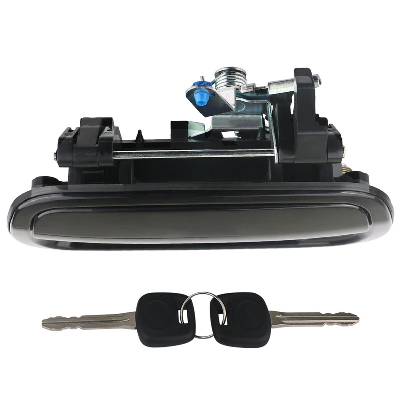 Osompar Exterior Tailgate Handle with Key Lock Cylinder Compatible with