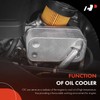 A-Premium Engine Oil Cooler Compatible with Ford Fusion 2017-2020 &