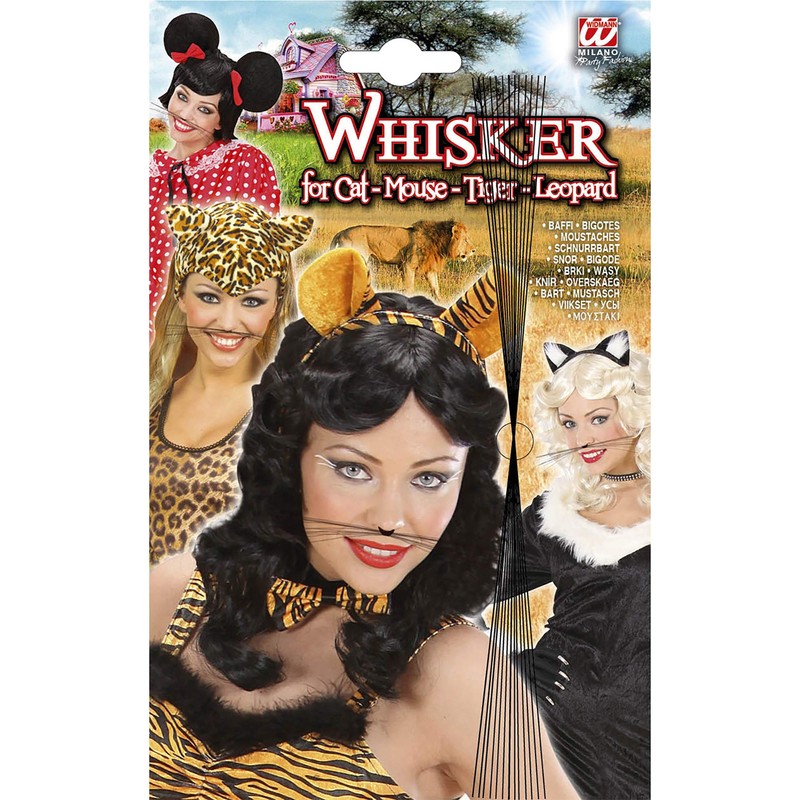 Whiskers Accessory for Animal Jungle Farm Fancy Dress