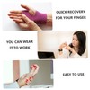 FOMIYES 2pcs Finger Support Brace for Tendonitis Stenosing Night or