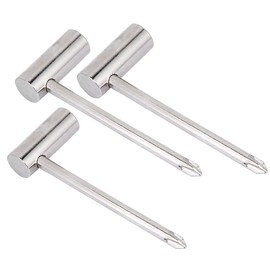 Eujgoov Guitar Adjustment Wrench 7 mm / 8 mm / 6.35 mm Truss Rod Wrench Tool for Guitar Musical Instrument Accessories (Silver)